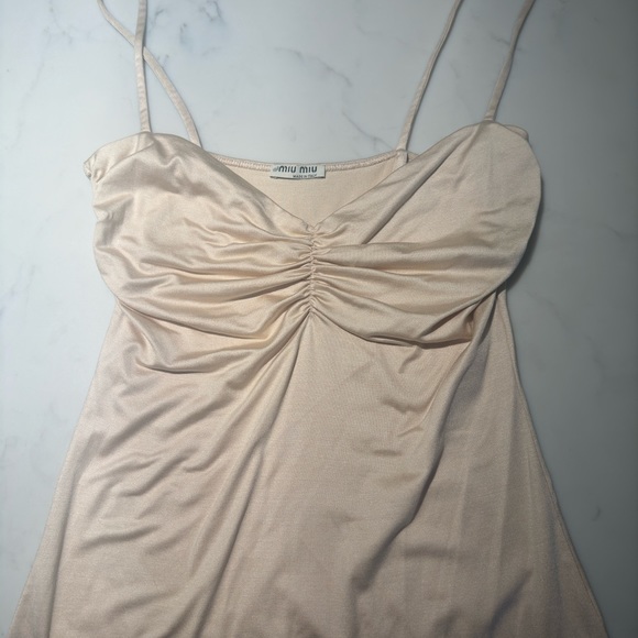 Miu Miu Vintage White Bodysuit NWOT - Picture 3 of 9